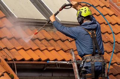 Démoussage et hydrofuge de toiture à Bannes